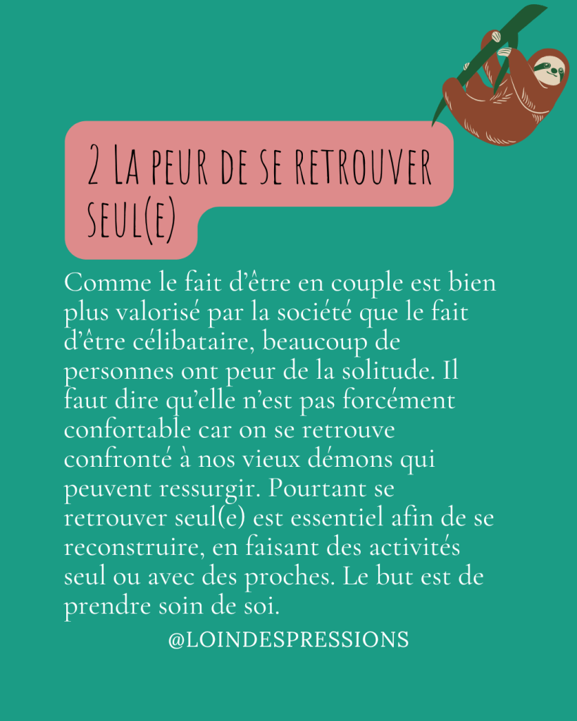 peur d'être seul