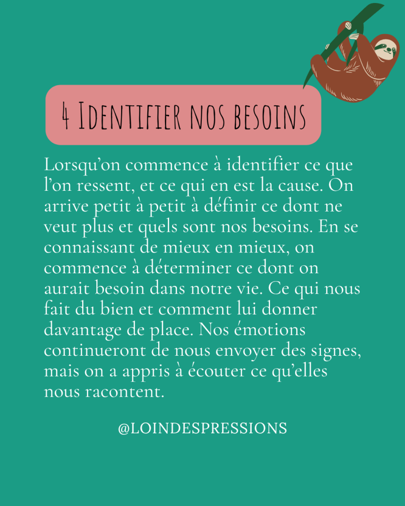 identifier nos besoins émotions