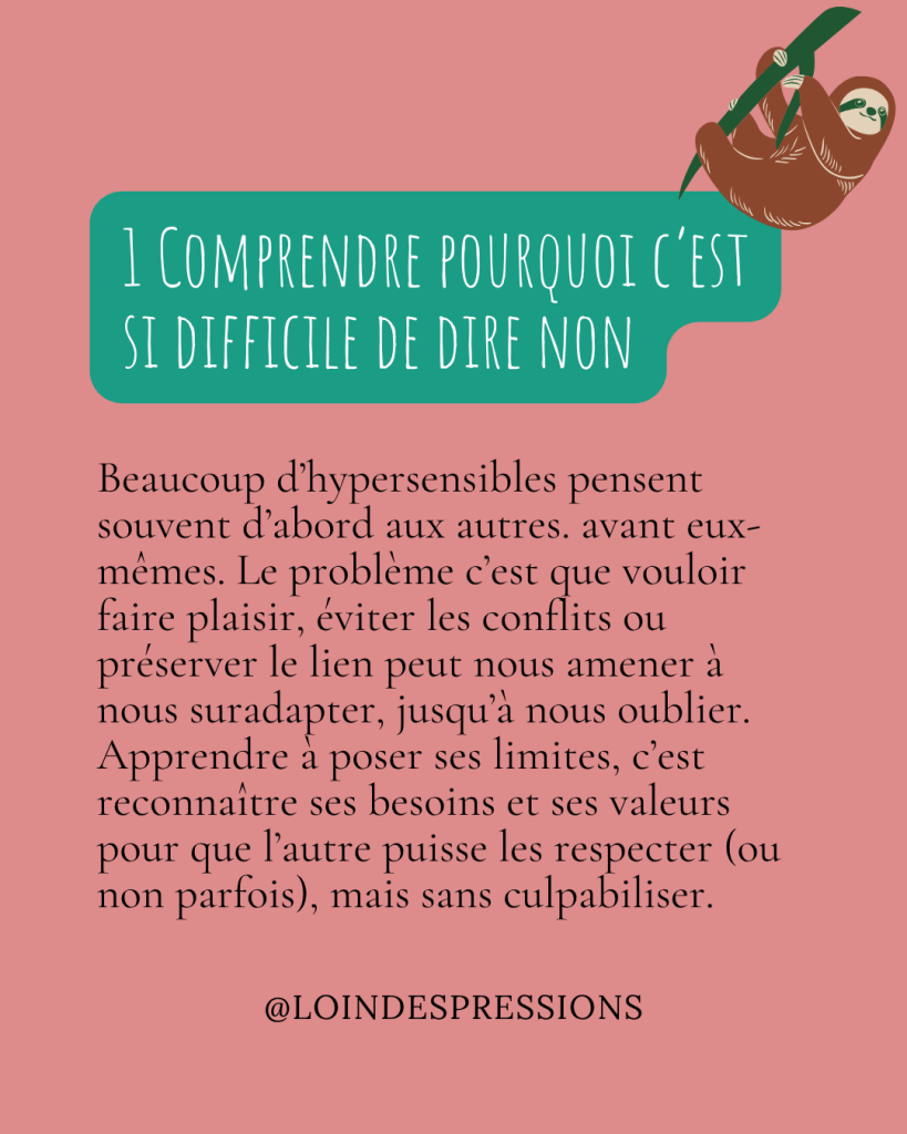 Hypersensibles Comprendre pourquoi c'est difficile de dire non