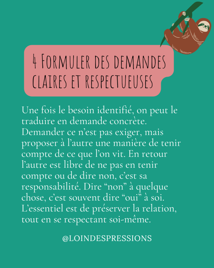 hypersensibilité et limites : formuler des demandes claires et respectueuses