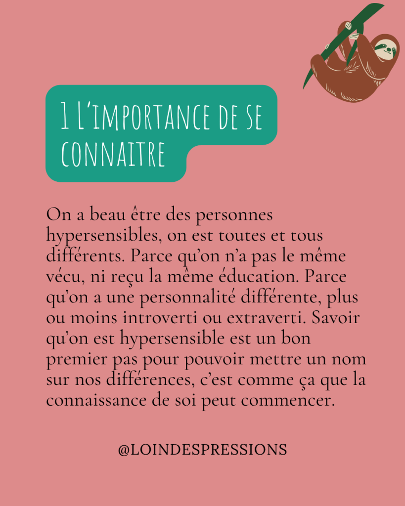 importance de se connaitre 