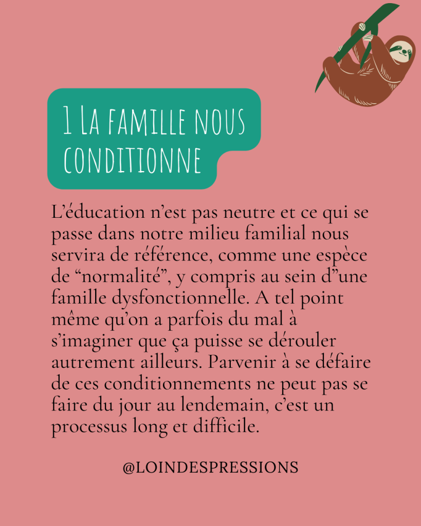 la famille nous conditionne - hypersensible