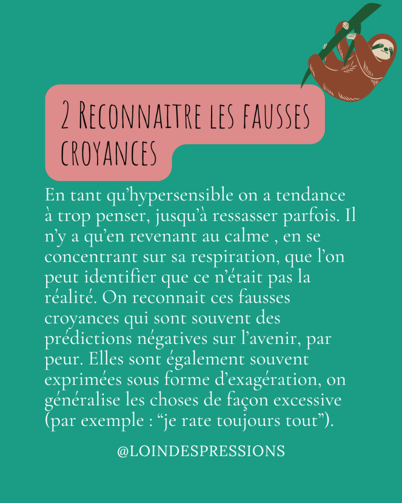 reconnaitre fausses croyances