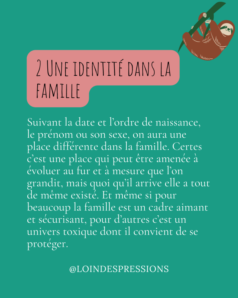famille nous propose une identité