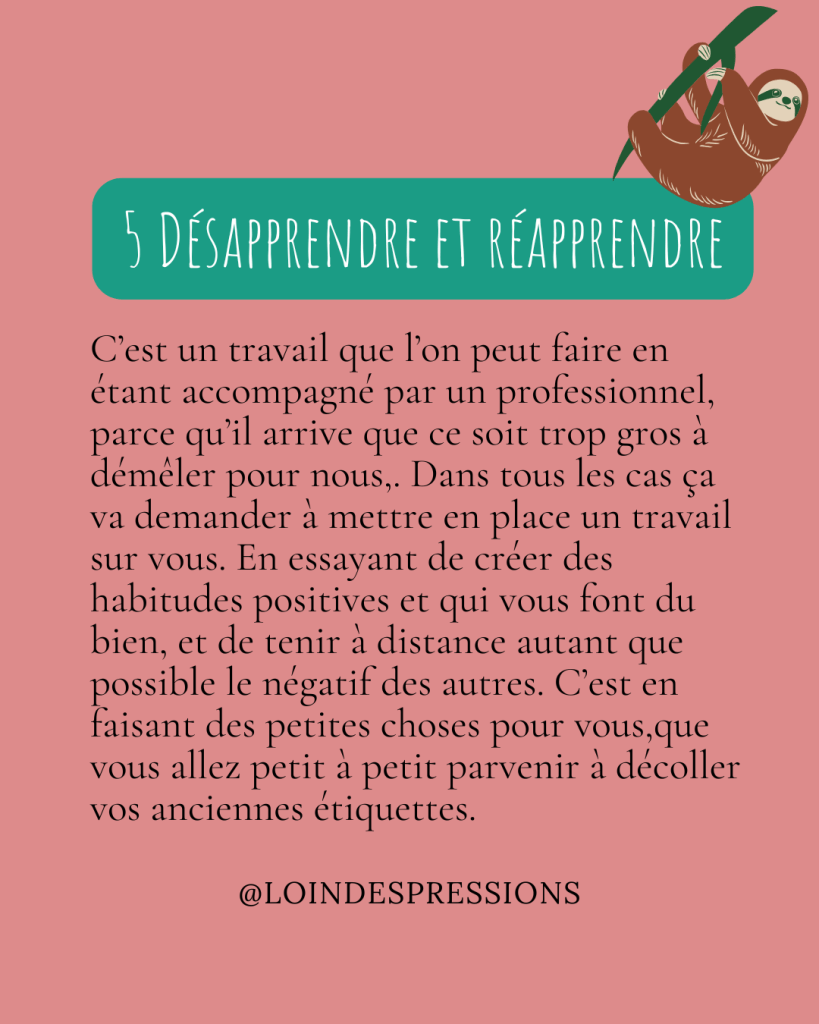 désapprendre et réapprendre