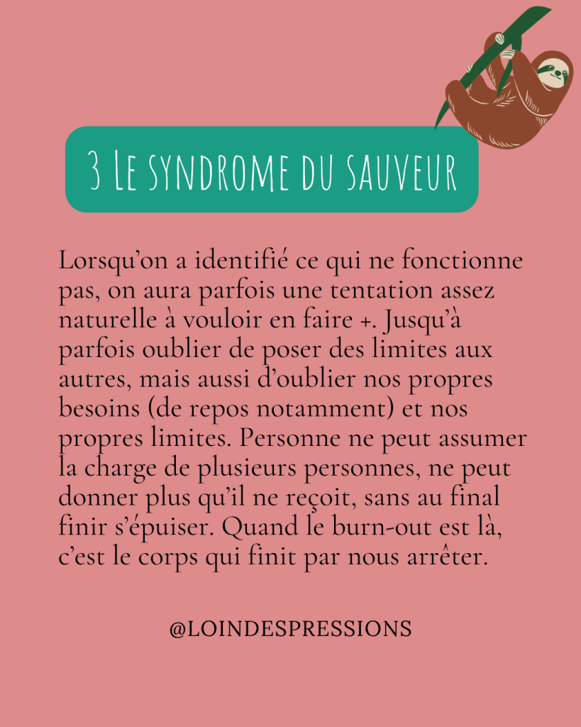 syndrome du sauveur burn-out