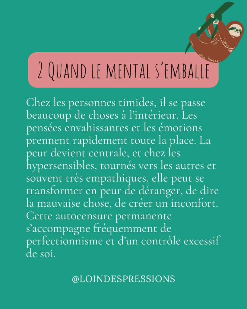 timidité : quand le mental s'emballe